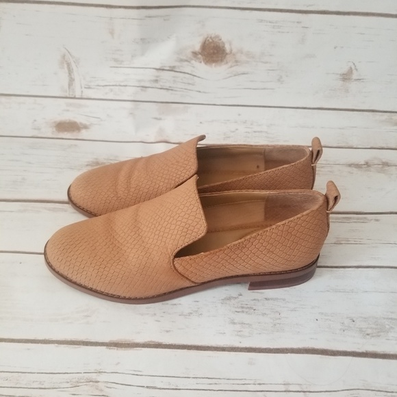 Franco Sarto Peri Leather Snake Embossed Loafer - Picture 3 of 7